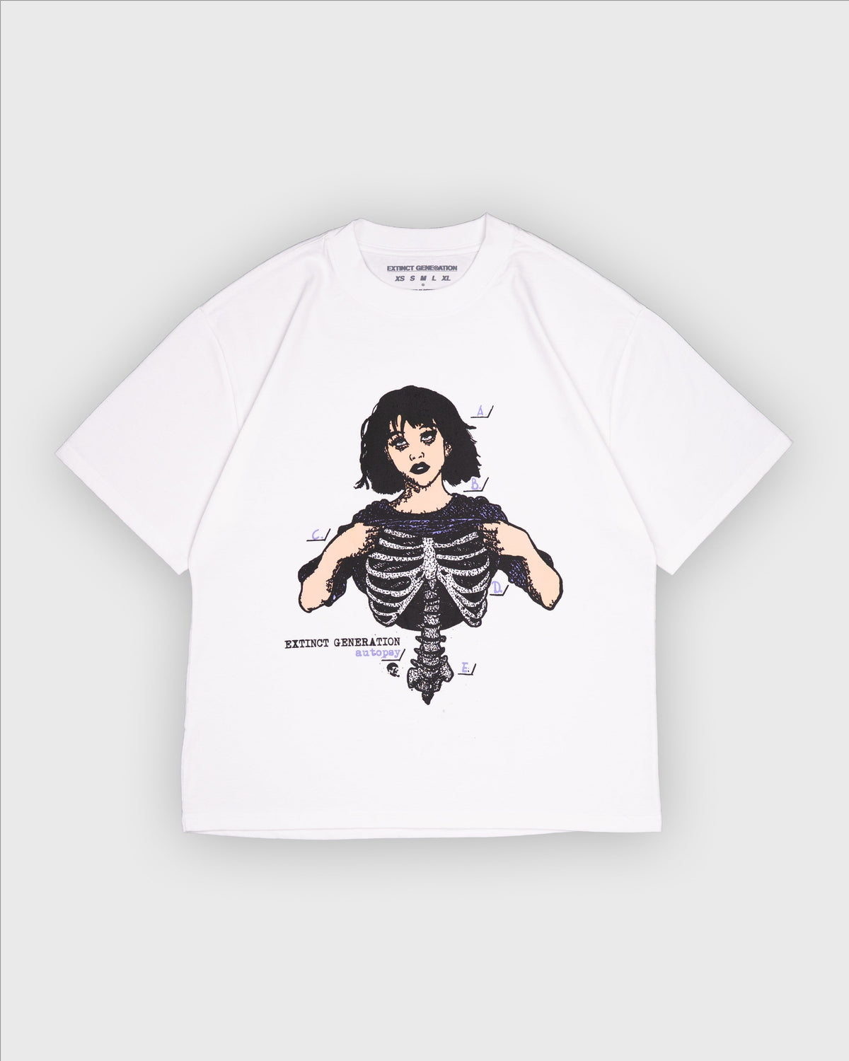 Autopsy, A Heavy Faded White Tee