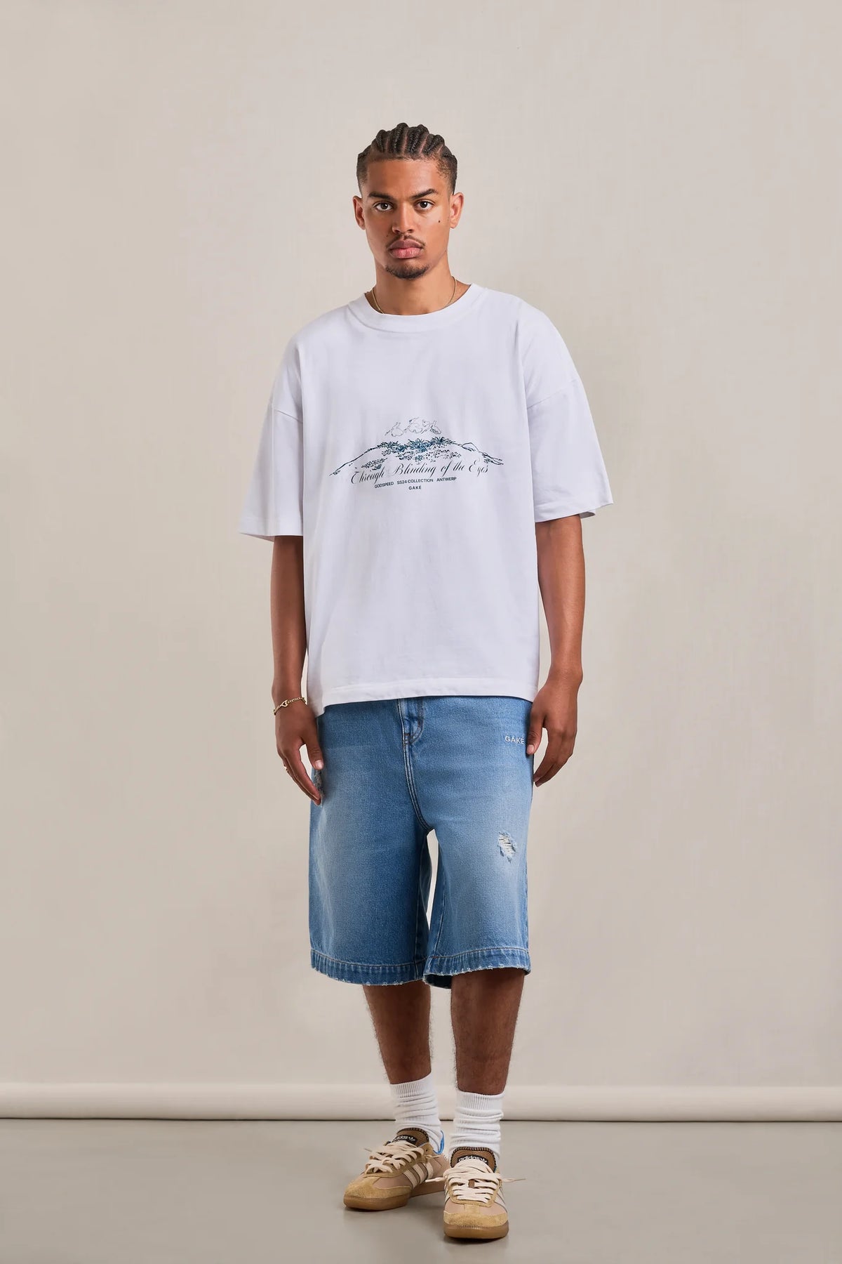 Denim Shorts – Washed Blue