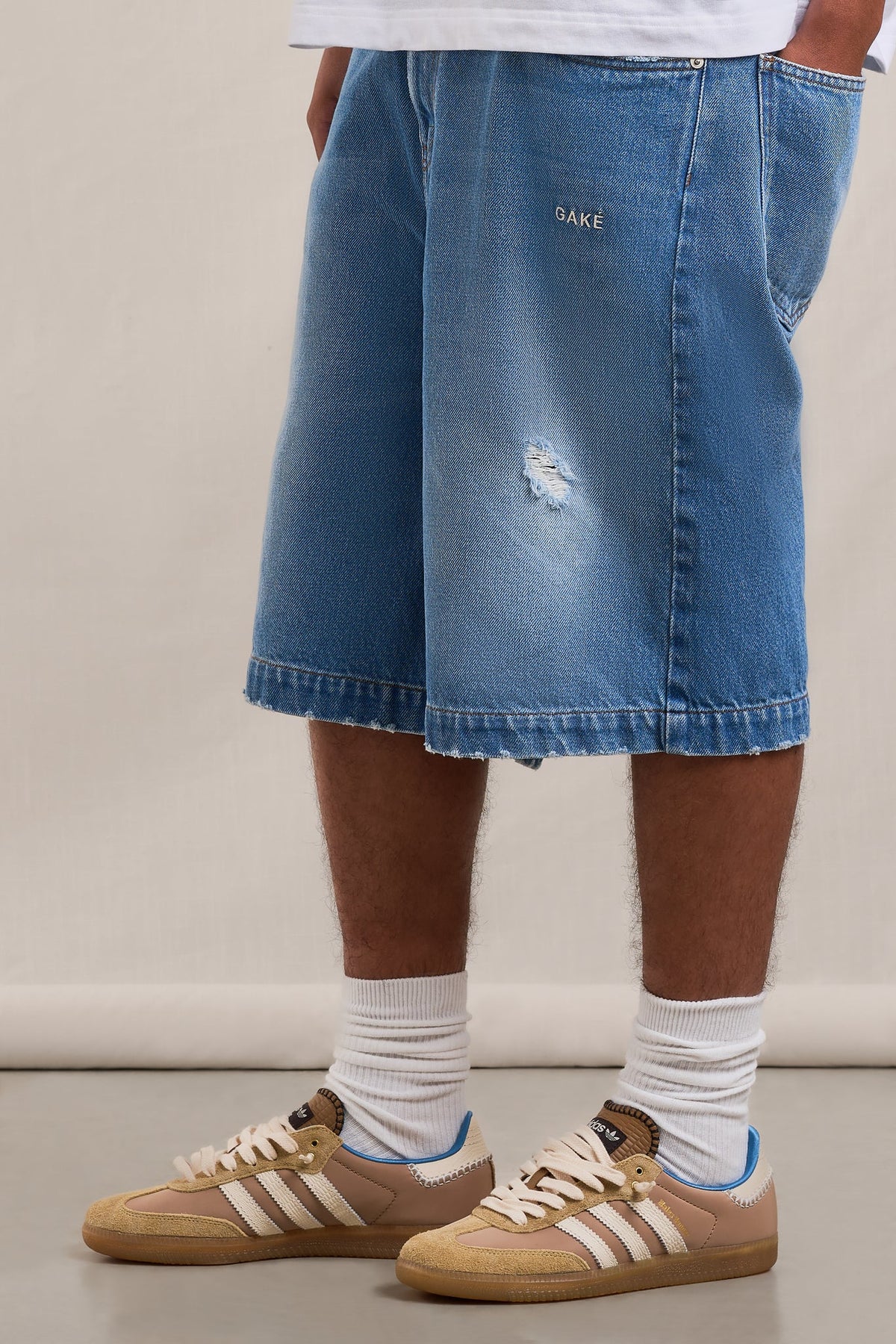 Denim Shorts – Washed Blue