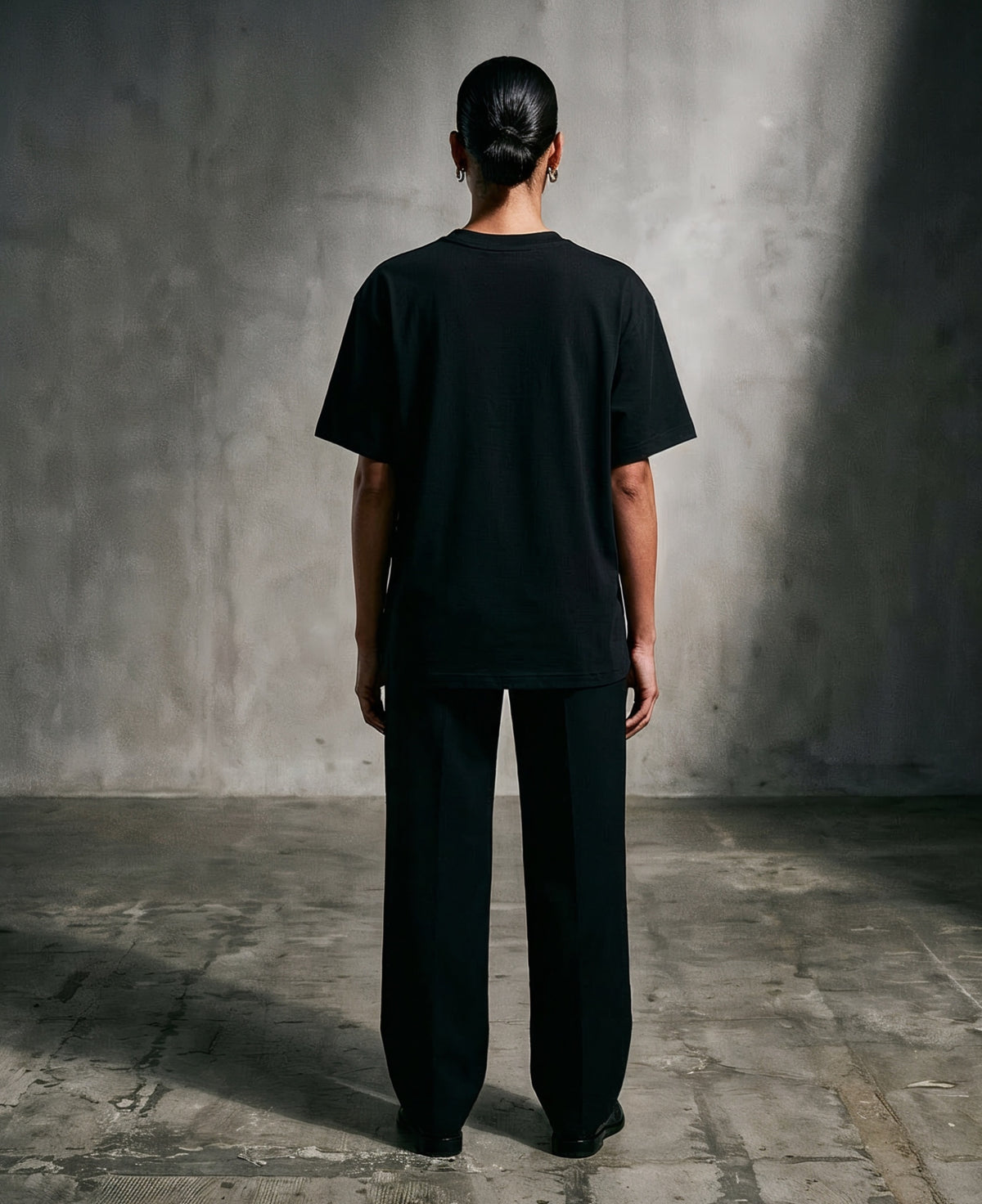T-Shirt Essentials / Face 3D – Black