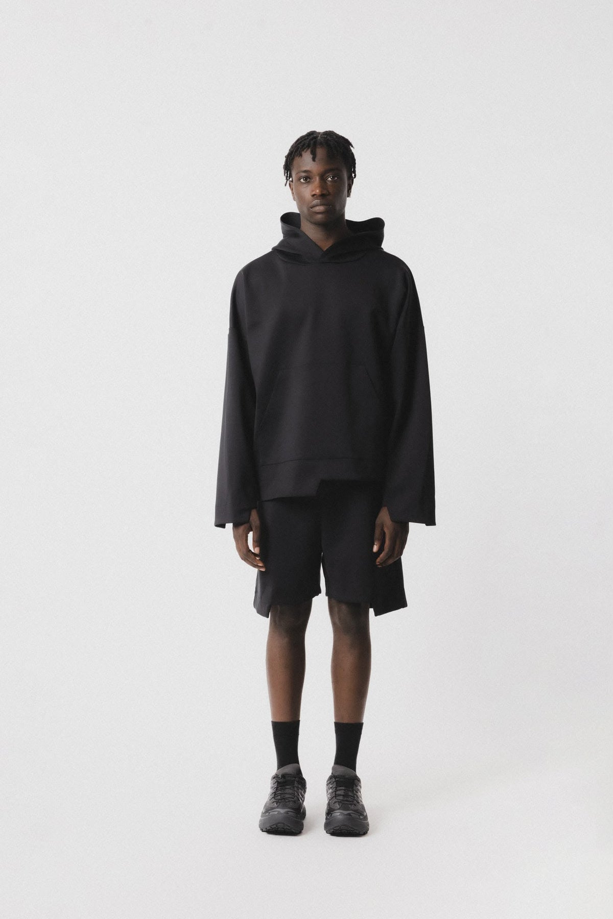 Angular Cut Hoodie