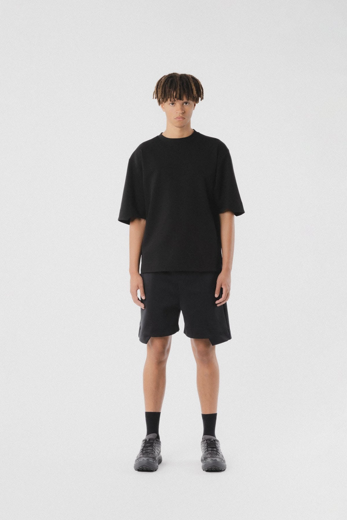 Angular Cut Shorts-3
