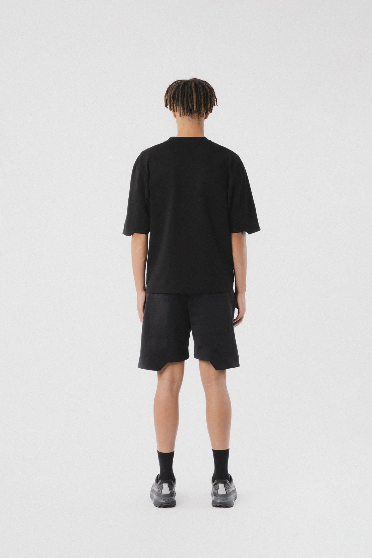 Angular Cut Shorts-4