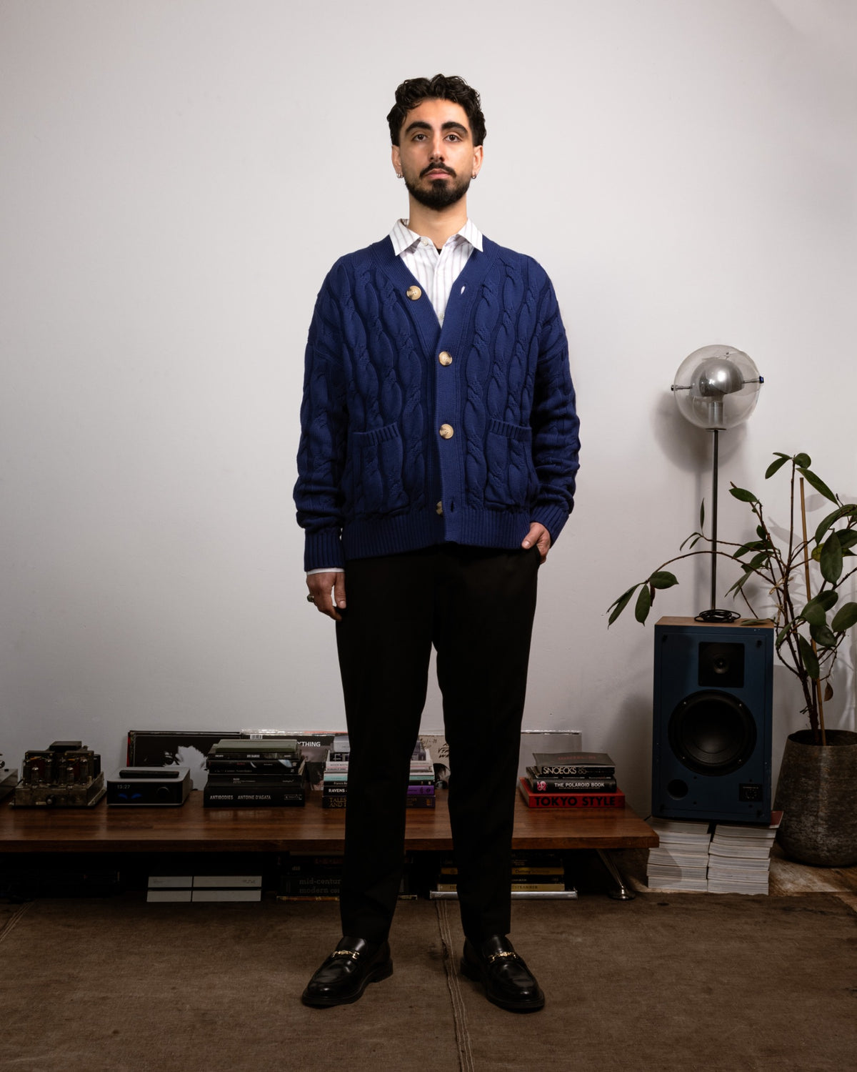 Kian Cardigan – Navy-3