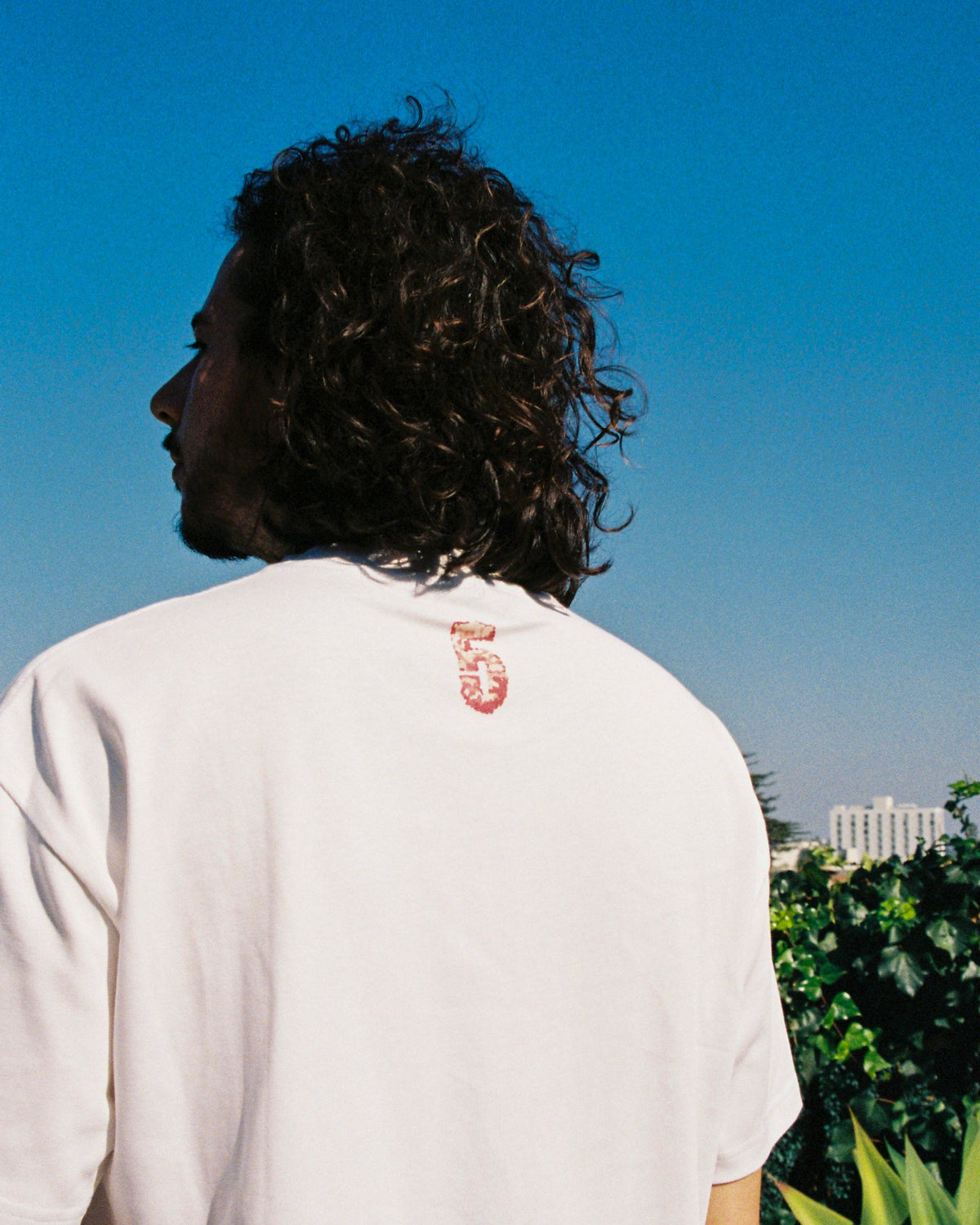 White/Pink 5 Year Anniversary Cloud T-Shirt-5