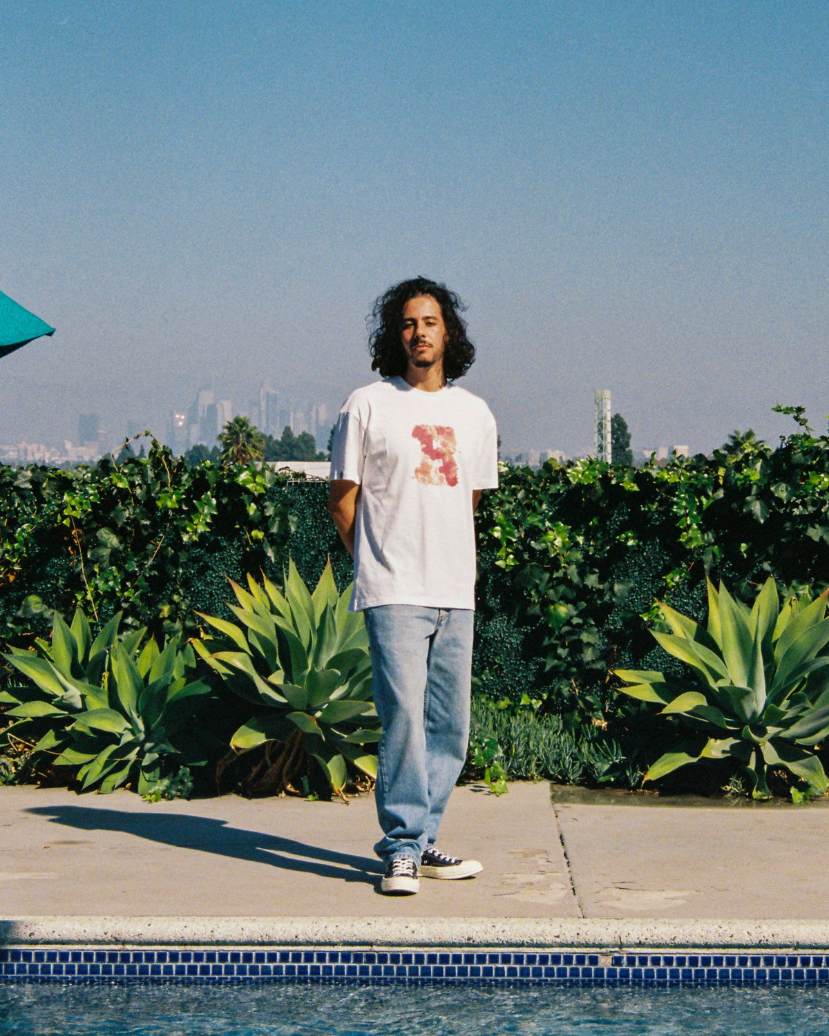 White/Pink 5 Year Anniversary Cloud T-Shirt-6
