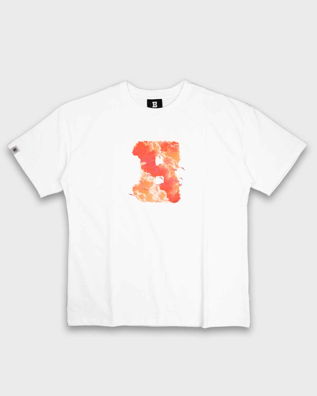 White/Pink 5 Year Anniversary Cloud T-Shirt