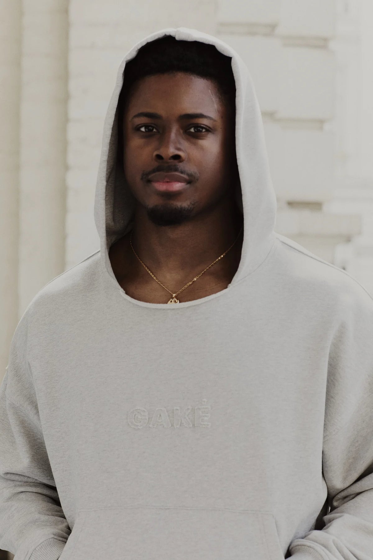 Relaxed Hoodie - Marl Grey-4