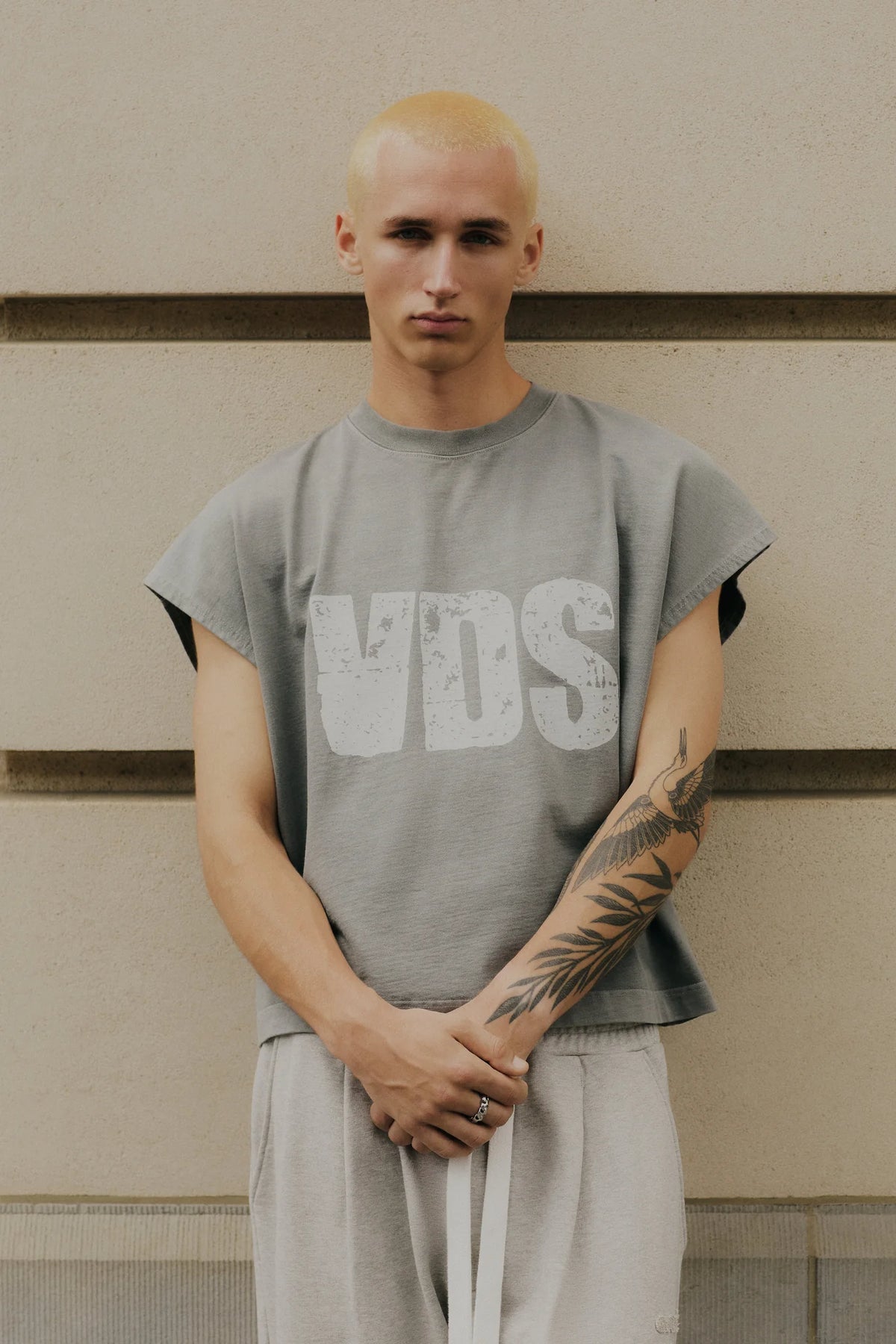 Faded VDS Muscle Tee – Vintage Grey-4